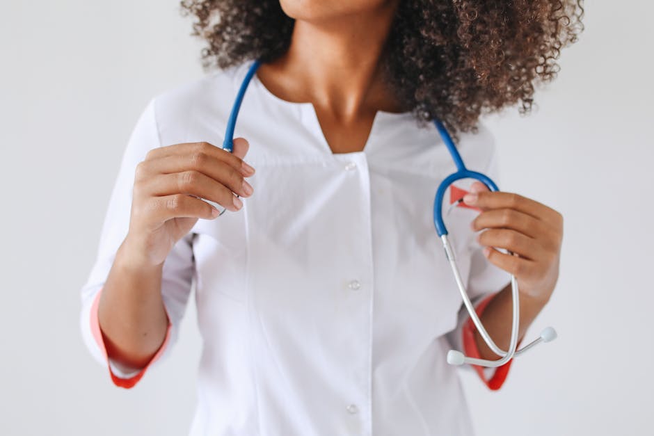 a-female-doctor-holds-a-stethoscope-focusing-on-healthcare-p